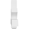 Ekena Millwork Redmond Architectural Grade PVC Gable Bracket, 60"W x 17 1/2"H x 4"D x 4"F, 7/12 Pitch GBP060X18X0404RED00 - alternate 3